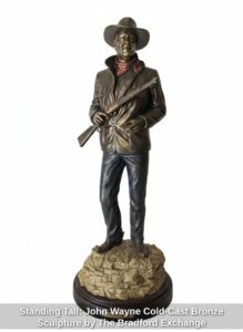 Standing-Tall-John-Wayne-Cold-Cast-Bronze-Sculpture-by-The-Bradford-Exchange