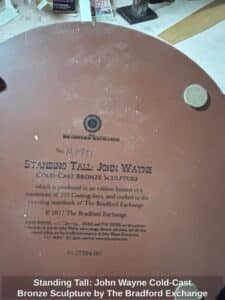 Standing-Tall-John-Wayne-Cold-Cast-Bronze-Sculpture-by-The-Bradford-Exchange-fifth-image