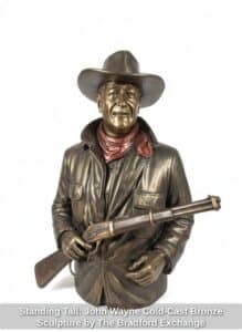 Standing-Tall-John-Wayne-Cold-Cast-Bronze-Sculpture-by-The-Bradford-Exchange-third-image