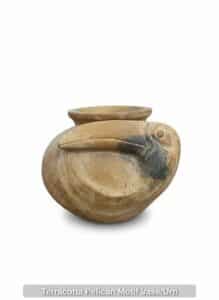 Terracotta-Pelican-Motif-Vase-or-Urn-second-image