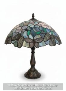 Tiffany-Style-Stained-Glass-Table-Lamp-with-Butterfly-and-Floral-Motifs