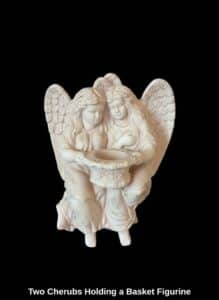 Two-Cherubs-Holding-a-Basket-Figurine