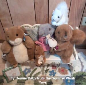 Ty-Beanie-Baby-Nuts-the-Squirrel-Plush-Toys