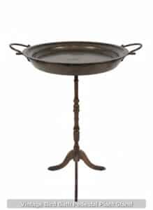 Vintage-Bird-Bath-Pedestal-Plant-Stand