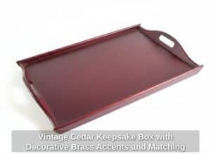 Vintage-Cedar-Keepsake-Box-with-Decorative-Brass-Accents-and-Matching-Tray-fourth-image