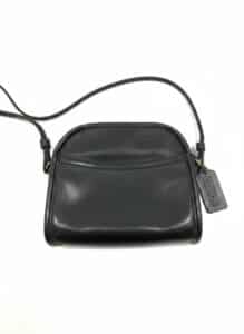 Vintage-Coach-Abbie-Zip-Black-Leather-Crossbody-Bag
