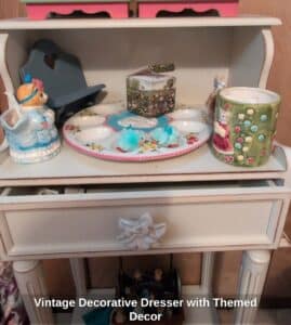 Vintage-Decorative-Dresser-with-Themed-Decor