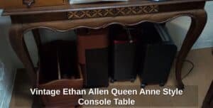 Vintage-Ethan-Allen-Queen-Anne-Style-Console-Table