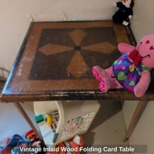 Vintage-Inlaid-Wood-Folding-Card-Table