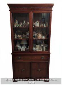 Vintage-Mahogany-China-Cabinet-with-Glass-Doors