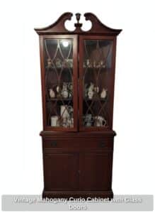 Vintage-Mahogany-Curio-Cabinet-with-Glass-Doors