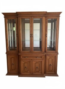 Vintage-Oak-China-Cabinet-and-Hutch-by-Richardson-Brothers