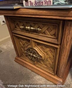 Vintage-Oak-Nightstand-with-Woven-Detail