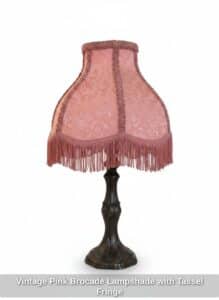 Vintage-Pink-Brocade-Lampshade-with-Tassel-Fringe