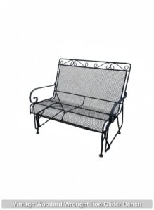 Vintage-Woodard-Wrought-Iron-Glider-Bench