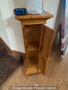 Vintage-Wooden-Pedestal-Cabinet-second-image
