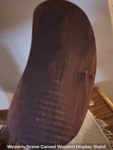 Western-Scene-Carved-Wooden-Display-Stand-second-image