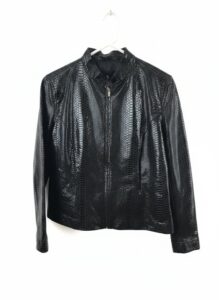 White-Lace-Top-and-Black-Faux-Leather-Jacket-Set-third-image