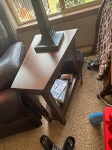 Wooden-End-Table-with-Shelf