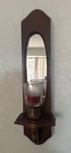 Wooden-Wall-Sconce-with-Mirror-and-Glass-Candle-Holder-second-image