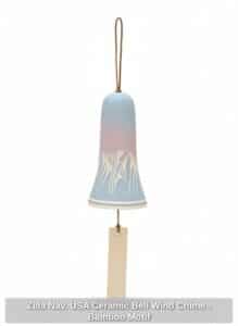 Zilla-Nav.-USA-Ceramic-Bell-Wind-Chime-Bamboo-Motif-second-image