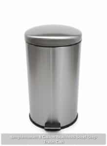 simplehuman-Gallon-Stainless-Steel-Step-Trash-Can
