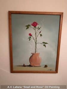 A.V.-Lafana-Snail-and-Rose-Oil-Painting-second-image