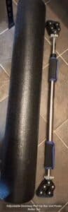 Adjustable-Doorway-Pull-Up-Bar-and-Foam-Roller-Set