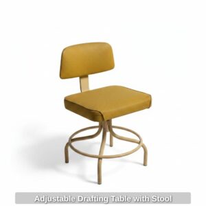 Adjustable-Drafting-Table-with-Stool-second-image