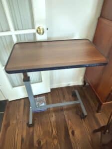 Adjustable-Height-Overbed-Table