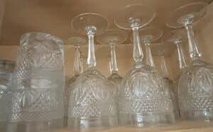 Anchor-Hocking-Wexford-Cut-Crystal-Wine-Glasses-and-Tumblers