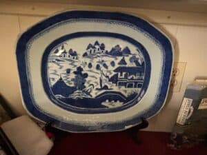 Antique-Blue-and-White-Canton-Pattern-Platter
