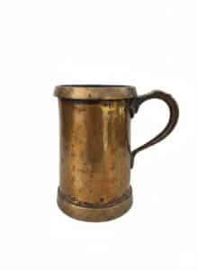Antique-Brass-Quart-Measure-Tankard