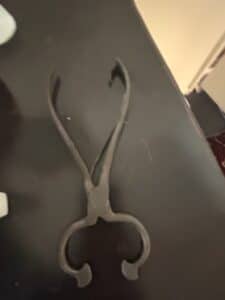 Antique-Cast-Iron-Sugar-Nippers-or-Tongs