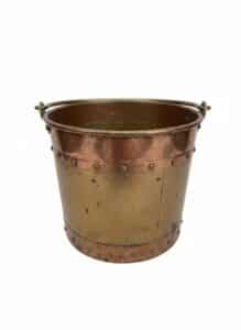 Antique-Copper-and-Brass-Riveted-Coal-Scuttle