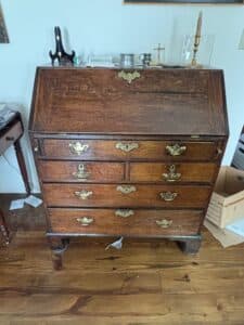 Antique-English-Walnut-Secretary-Desk