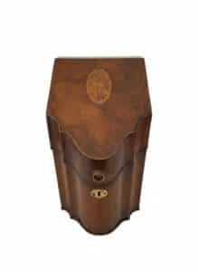 Antique-Georgian-Mahogany-Knife-Box-with-Marquetry-Inlay