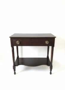 Antique-Mahogany-Occasional-Table-with-Drawer
