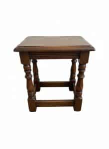 Antique-Oak-Bobbin-Leg-Stool