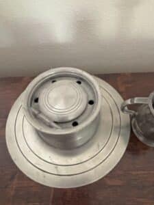 Antique-Pewter-Ships-Captain-Inkwell-with-Tray-and-Handle