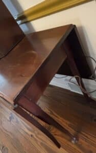 Antique-Sheraton-Drop-Leaf-Dining-Table