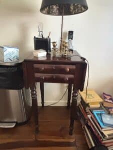 Antique-Sheraton-Mahogany-Drop-Leaf-Work-Table