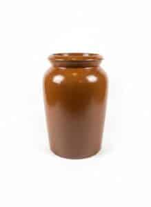 Antique-Stoneware-Crock-with-Applied-Handles
