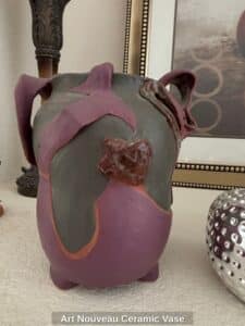 Art-Nouveau-Ceramic-Vase-B