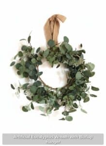 Artificial-Eucalyptus-Wreath-with-Burlap-Hanger