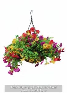 Artificial-Hanging-Basket-with-Mixed-Flowers-and-Foliage