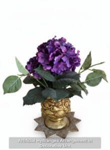 Artificial-Hydrangea-Arrangement-in-Decorative-Urn
