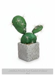 Artificial-Prickly-Pear-Cactus-in-Stone-Pot