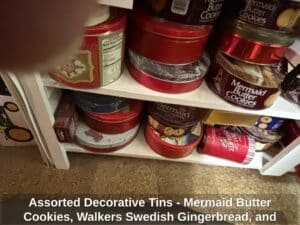 Assorted-Decorative-Tins-Mermaid-Butter-Cookies-Walkers-Swedish-Gingerbread-and-others