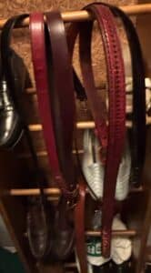 Assorted-Leather-Belts-and-Shoes-including-Quillin-Leather-Belt